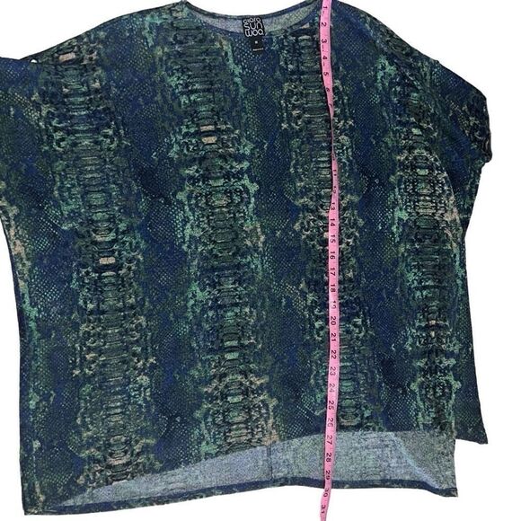 Clara Sun Woo Dolman Sleeve Batwing Tunic Top Oversized Boxy Casual Sz M Medium - Picture 5 of 8